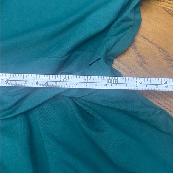 HALARA Short Sleeve Maxi Dress Green BNWT - Picture 9 of 10